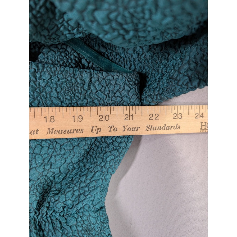 City Chic Dress Womens Plus 20 GreenTextured Off Shoulder Party Wedding Prom New - Picture 9 of 12